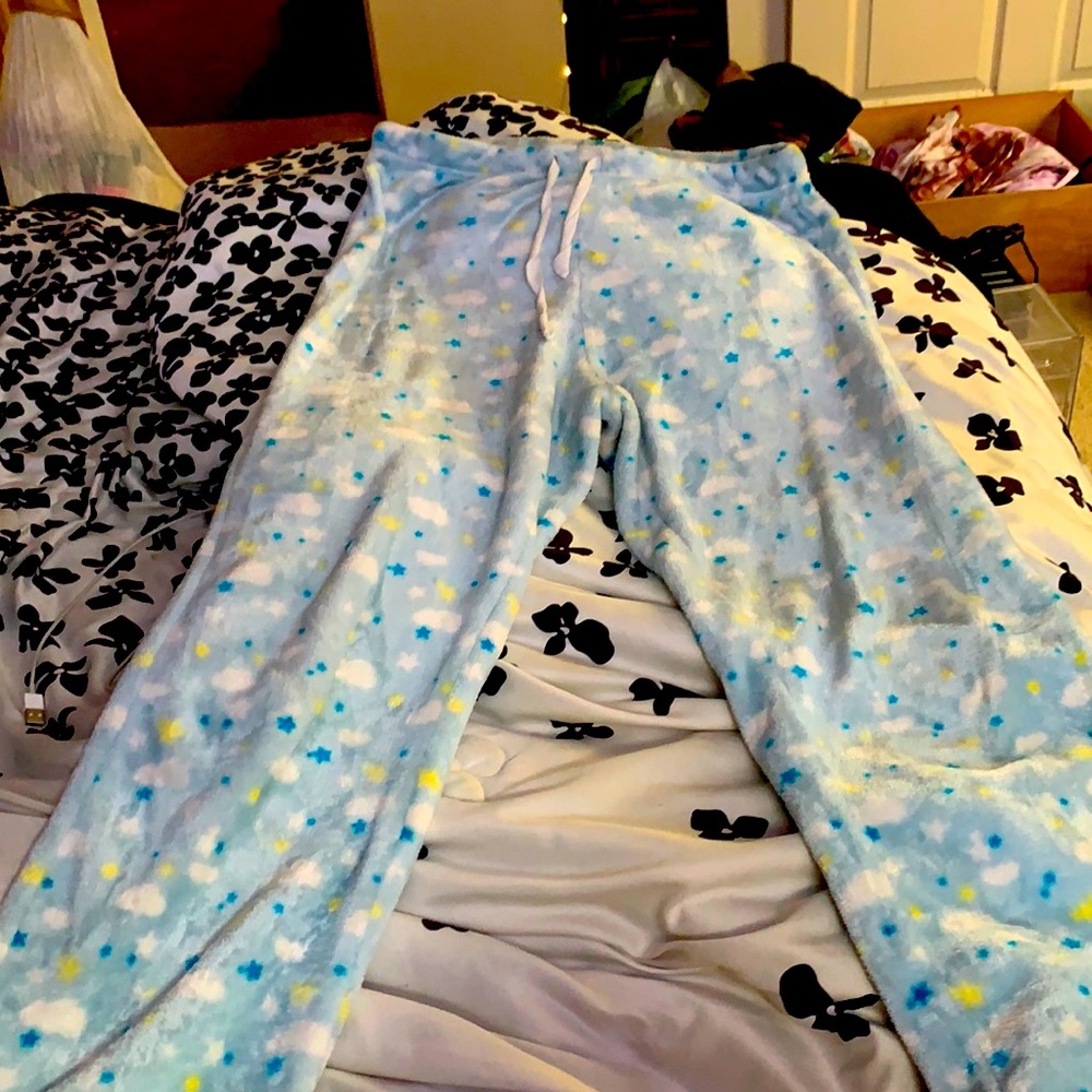 plush pj pants